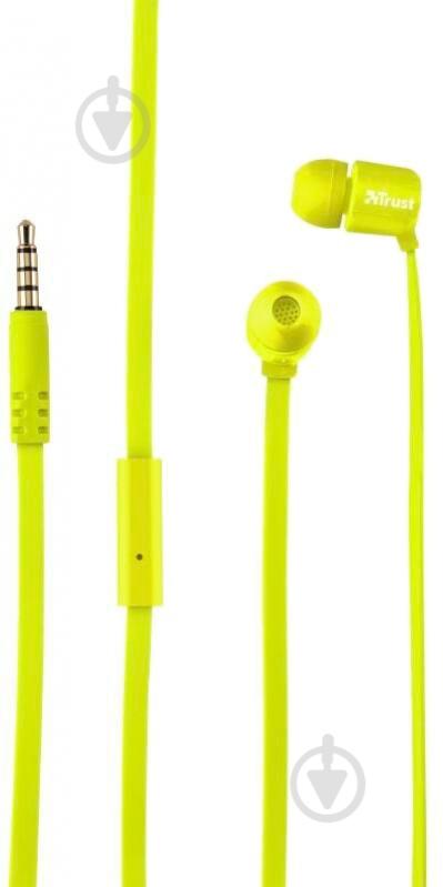 Наушники Trust Duga Mic Neon yellow (22744) - фото 1