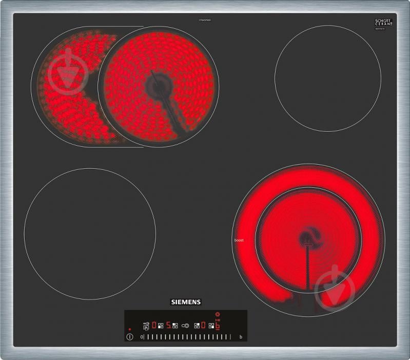 Варочная поверхность электрическая Siemens ET645FNN1 - фото 1