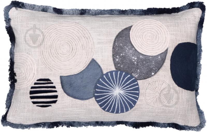 Наволочка декоративна Cotton Slub 30x50 см блакитний PANACHE - фото 1 Наволочка декоративна Cotton Slub 30x50 см блакитний PANACHE - фото 1