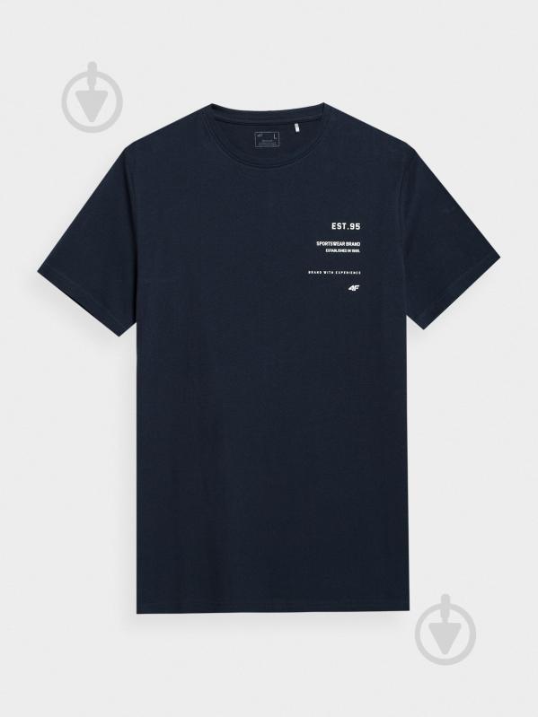 Футболка 4F 4FSS23TTSHM313-31S р.2XL синий - фото 3 Футболка 4F 4FSS23TTSHM313-31S р.2XL синий - фото 3