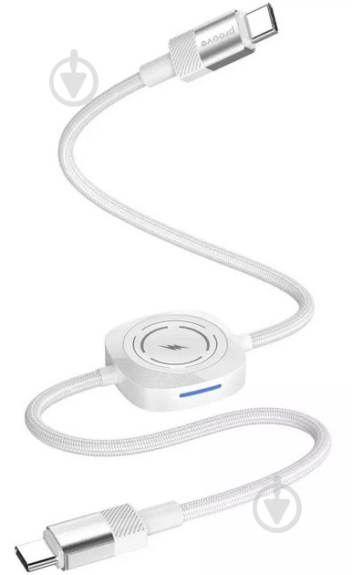 Кабель Proove Multi Charging Type-C to Type-C 60W 1 м белый (CCMT27002101) - фото 1
