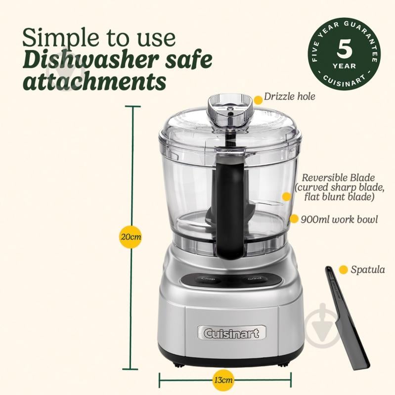 Подрібнювач Cuisinart Mini Prep Pro ECH4E - фото 12 Подрібнювач Cuisinart Mini Prep Pro ECH4E - фото 12