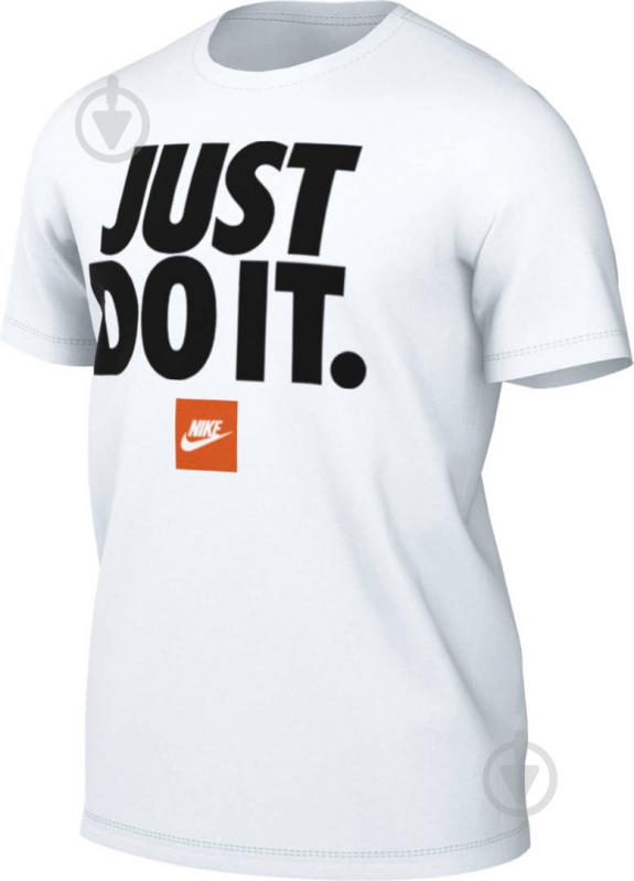 Футболка Nike M NSW TEE FRAN JDI VERBIAGE DZ2989-100 р.XL белый - фото 5