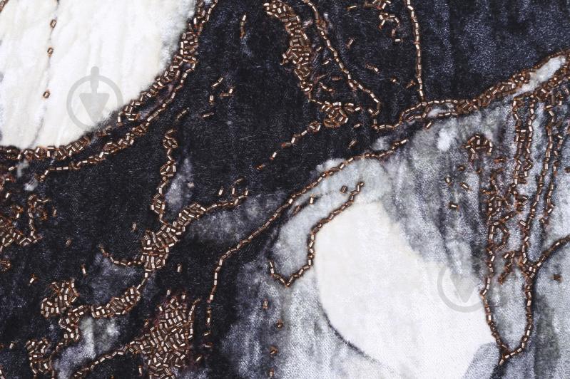 Наволочка декоративна Velvet з ручною вишивкою 45x45 см різнокольоровий PANACHE - фото 2 Наволочка декоративна Velvet з ручною вишивкою 45x45 см різнокольоровий PANACHE - фото 2