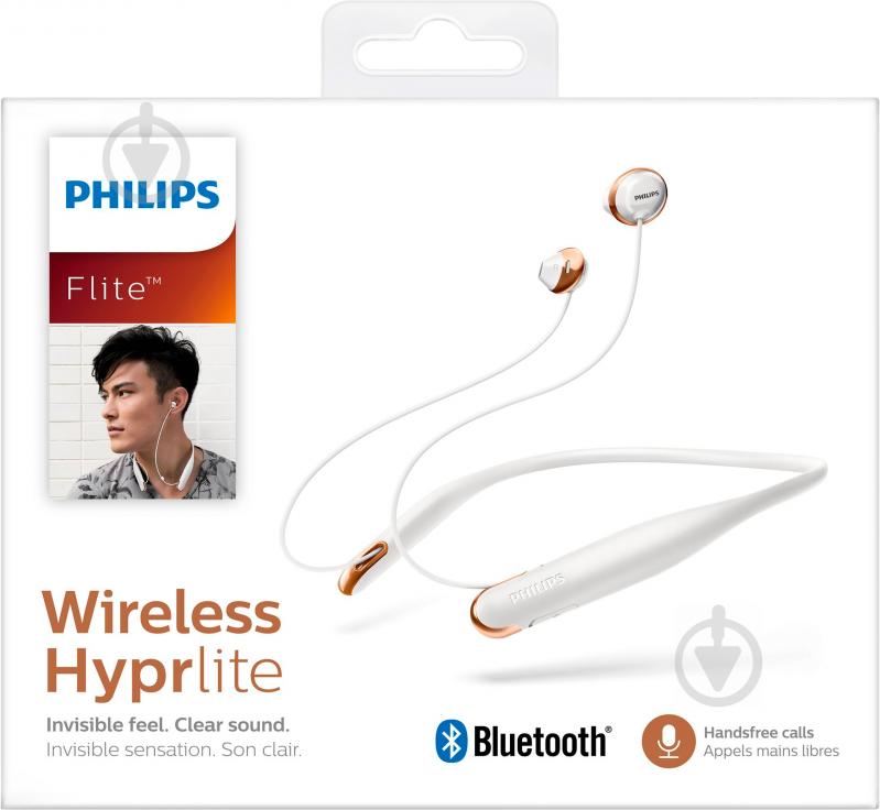 Навушники Philips SHB4205WT Mic Wireless white - фото 4