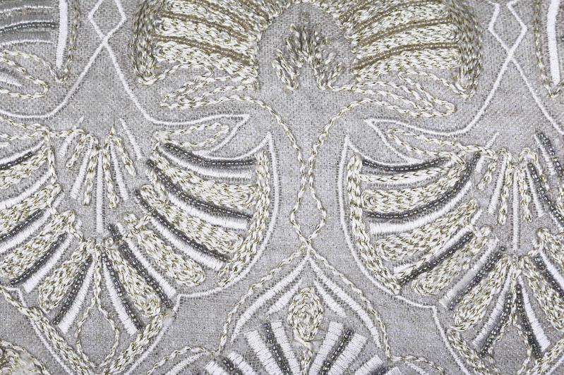 Наволочка декоративна Lurex Line з ручною вишивкою 30x50 см пшеничний PANACHE - фото 2 Наволочка декоративна Lurex Line з ручною вишивкою 30x50 см пшеничний PANACHE - фото 2