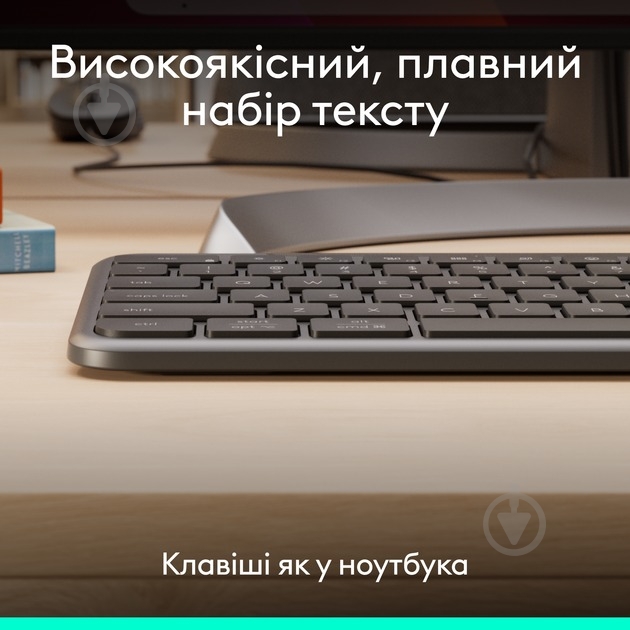 Комплект клавиатура + мышь Logitech COMBO MK620 GRAPHITE 920-013349 - фото 3