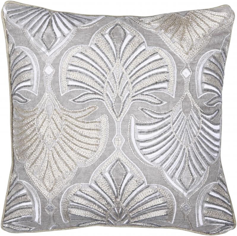 Наволочка декоративна Lurex Line з ручною вишивкою 45x45 см PANACHE - фото 1