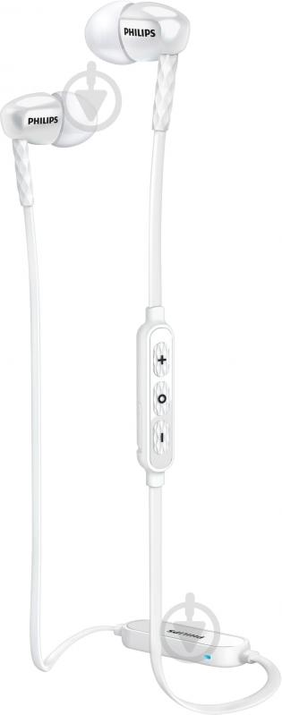 Наушники Philips white SHB5850WT - фото 2