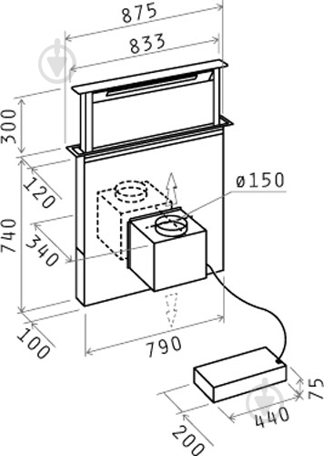 Вытяжка Elica Adagio WH/F/90 - фото 6 Вытяжка Elica Adagio WH/F/90 - фото 6