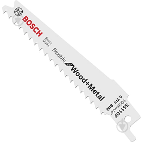 Набор пилочек для электролобзика Bosch S 511 DF Flexible for Wood + Metal 5 шт. 2608657723 - фото 1