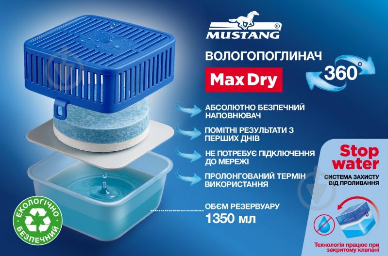 Вологопоглинач Mustang Max Dry (MD-CNTR ) - фото 5