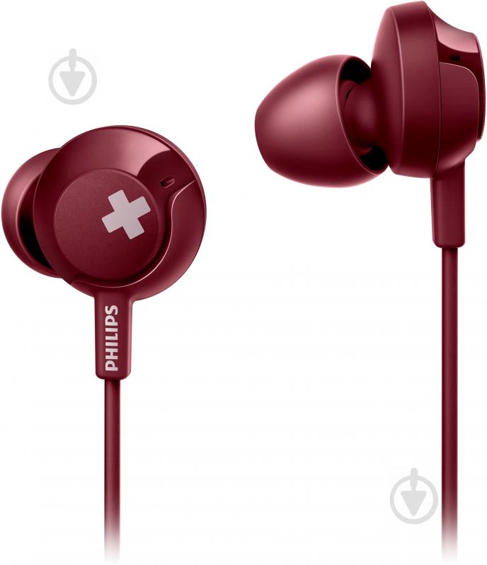 Наушники Philips SHE4305RD red - фото 2