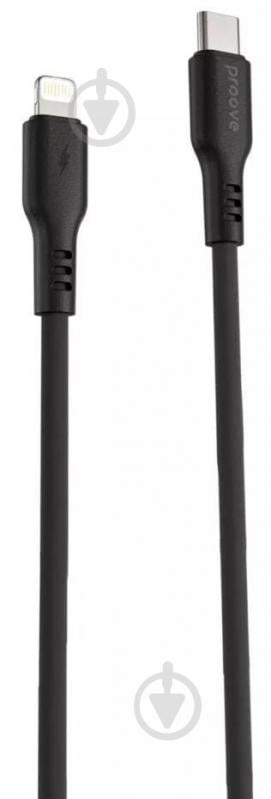 Кабель Proove Rebirth Type-C - Lightning 27W 1 м чорний (CCRE60002101) - фото 1