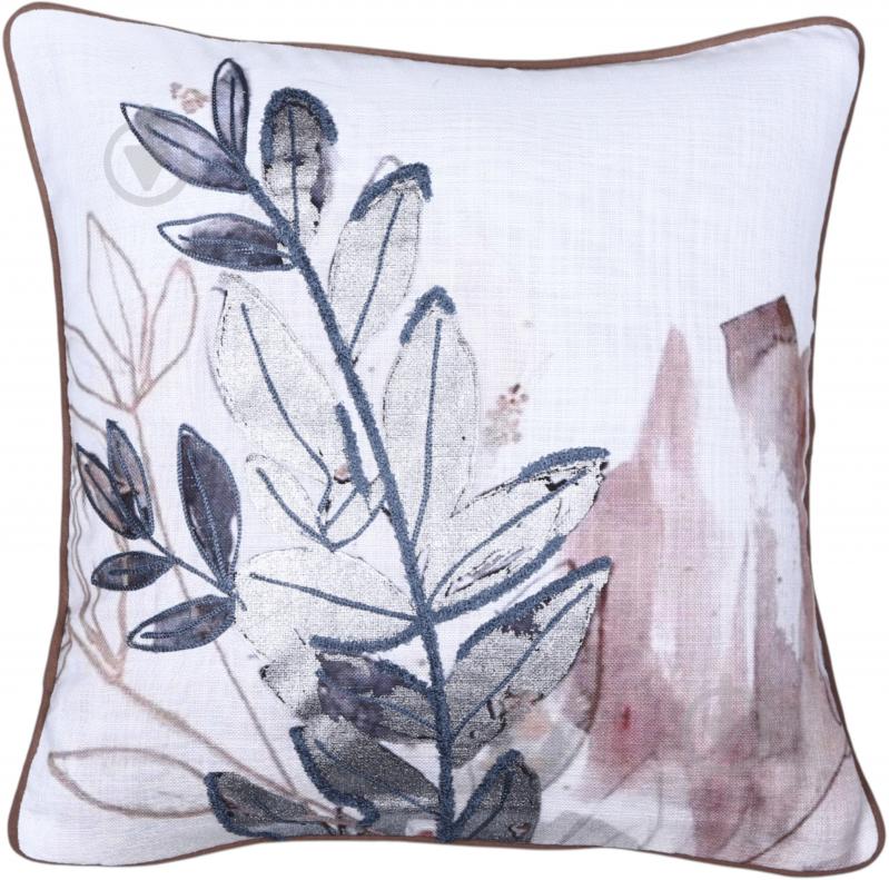 Наволочка декоративна Cotton Slub 45x45 см різнокольоровий PANACHE - фото 1 Наволочка декоративна Cotton Slub 45x45 см різнокольоровий PANACHE - фото 1