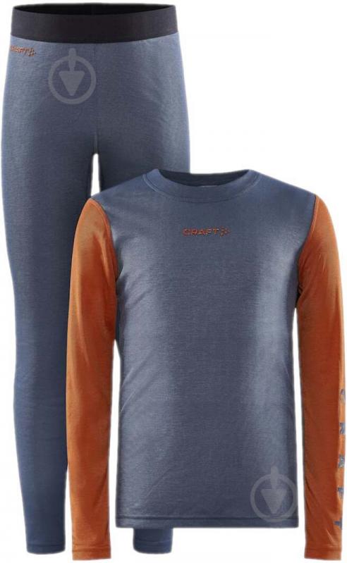 Комплект термобілизни Craft CORE WARM BASELAYER SET 1909712-362580 синій - фото 1