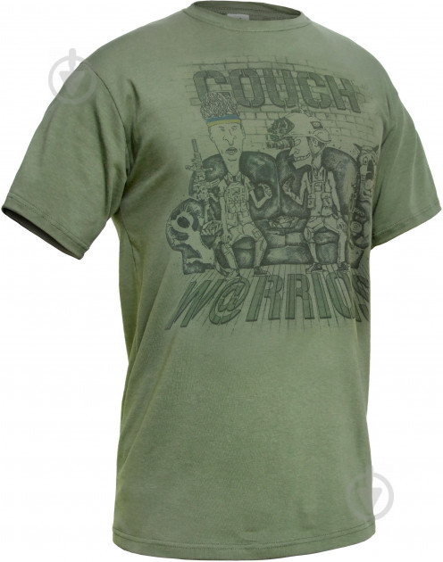 Футболка P1G Couch Warriors UA281-29891-OD-CW р. L [1270] Olive Drab - фото 1