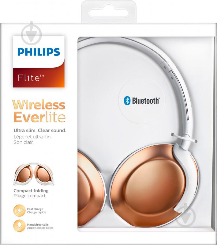 Гарнитура Philips SHB4805RG/00 White Wireless - фото 6