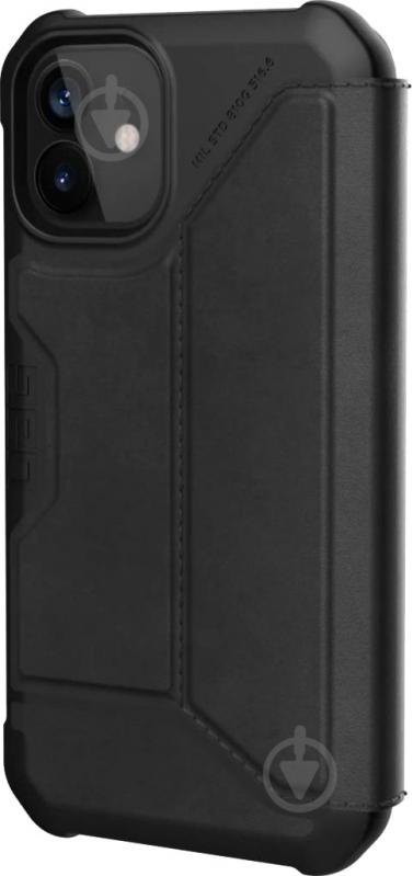 Чехол UAG Metropolis Leather Black 112346118340 для Apple iPhone 12 Mini - фото 4