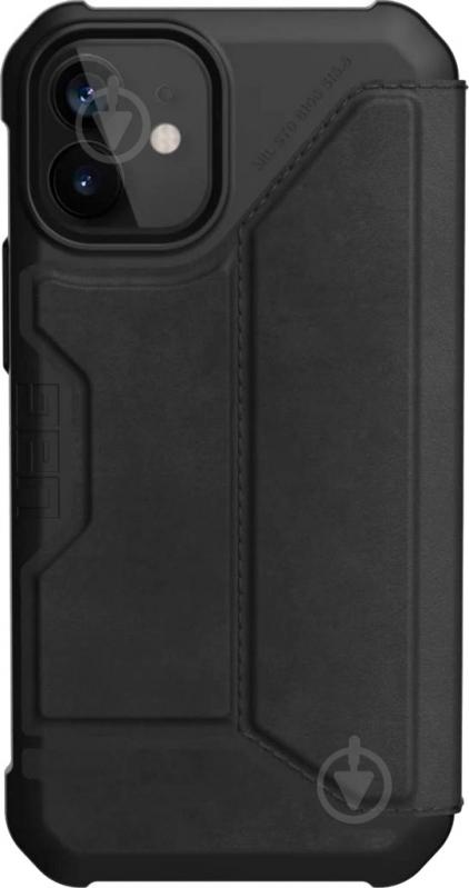 Чехол UAG Metropolis Leather Black 112346118340 для Apple iPhone 12 Mini - фото 2
