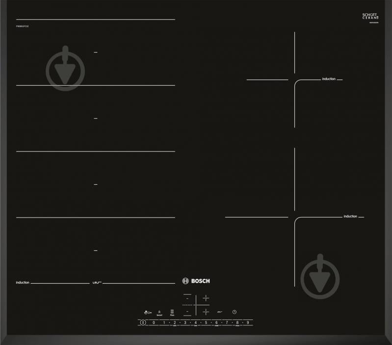 Варочная поверхность индукционная Bosch PXE651FC1E - фото 1
