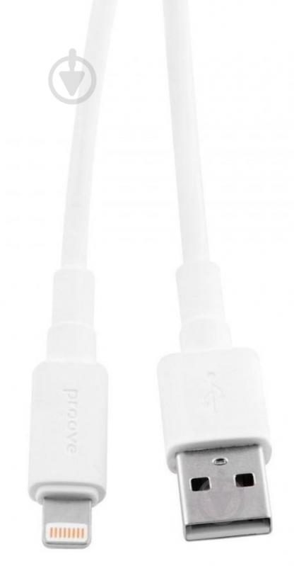 Кабель Proove Small Silicone Lightning 2.4A 1 м белый (CCSM20001102) - фото 1