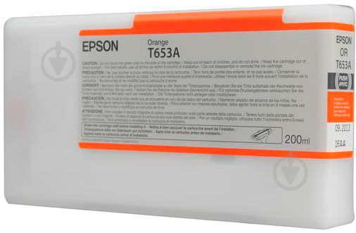 Картридж Epson StPro 4900 C13T653A00 помаранчевий - фото 2 Картридж Epson StPro 4900 C13T653A00 помаранчевий - фото 2