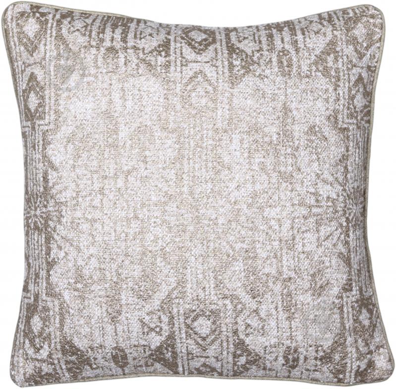 Наволочка декоративна Jacquard Fabric 45x45 см бежевий із принтом PANACHE - фото 1 Наволочка декоративна Jacquard Fabric 45x45 см бежевий із принтом PANACHE - фото 1
