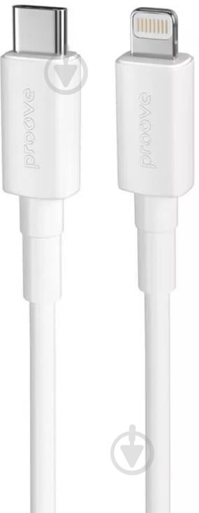 Кабель Proove Small Silicone Type-C to Lightning 20W 1 м белый (CCSM20002102) - фото 1 Кабель Proove Small Silicone Type-C to Lightning 20W 1 м белый (CCSM20002102) - фото 1