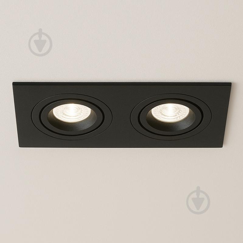Світильник точковий LIGHT SET MAK AS20-2 GU5.3 чорний - фото 2