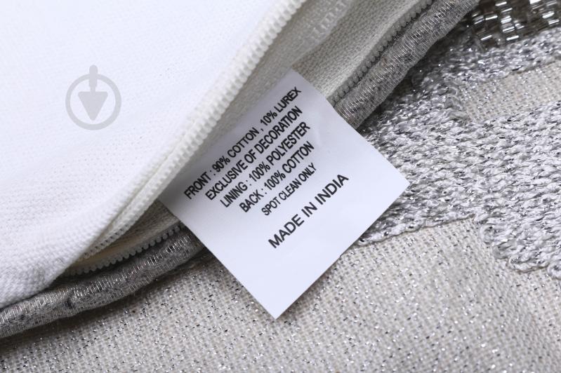 Наволочка декоративна Lurex Line з ручною вишивкою 30x50 см PANACHE - фото 3 Наволочка декоративна Lurex Line з ручною вишивкою 30x50 см PANACHE - фото 3