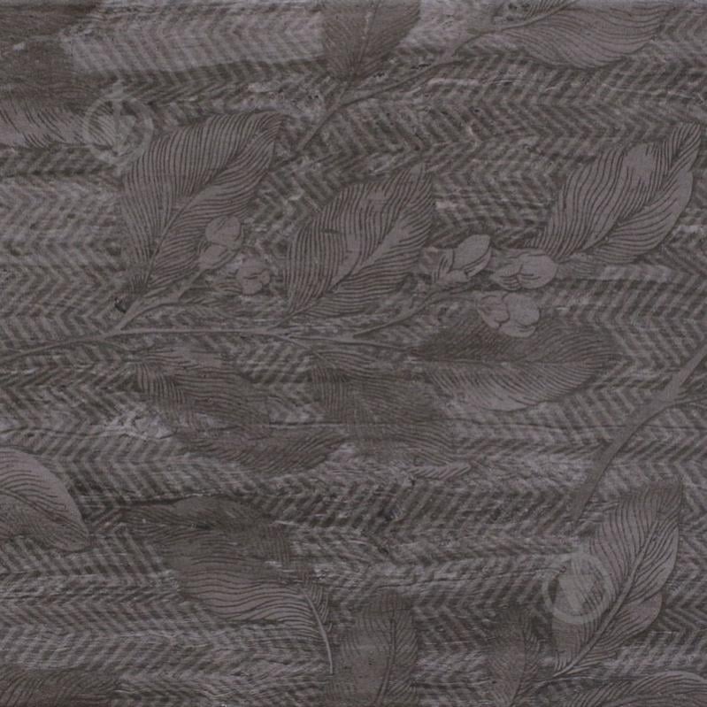 Плитка Allore Group Travertine Intarsia Anthracite W\DEC M NR Satin 1 25x75 см - фото 2