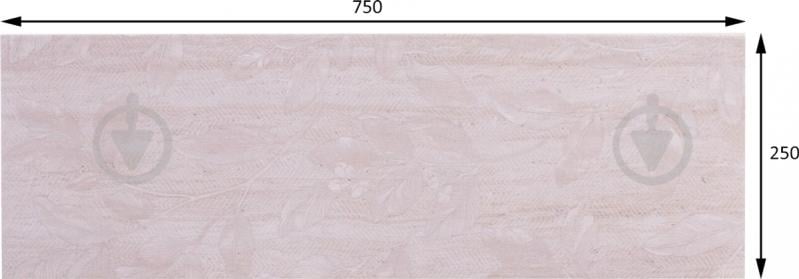 Плитка Allore Group Travertine Intarsia Silver W\DEC M NR Satin 1 25x75 см - фото 5