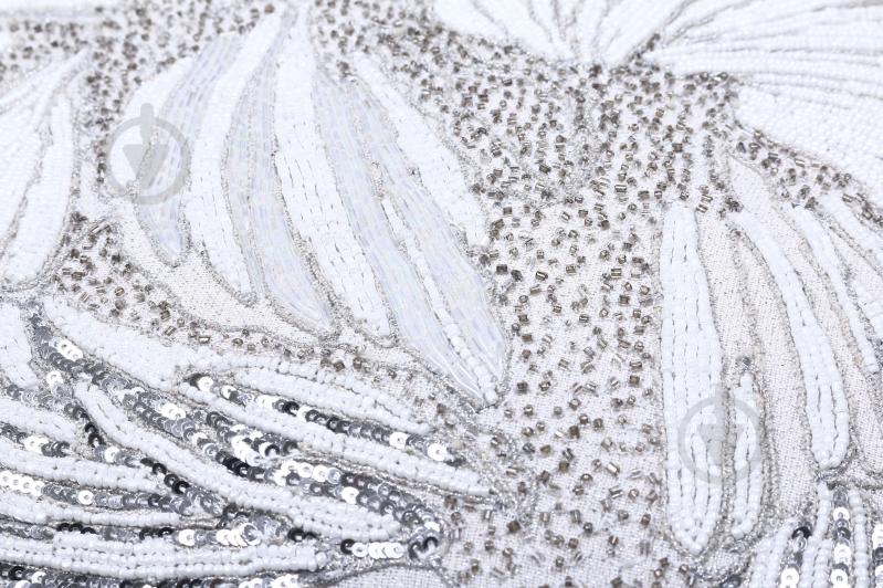 Наволочка декоративная Lurex LineLurex Line с ручной вышивкой 45x45 см серебряный PANACHE - фото 2 Наволочка декоративная Lurex LineLurex Line с ручной вышивкой 45x45 см серебряный PANACHE - фото 2