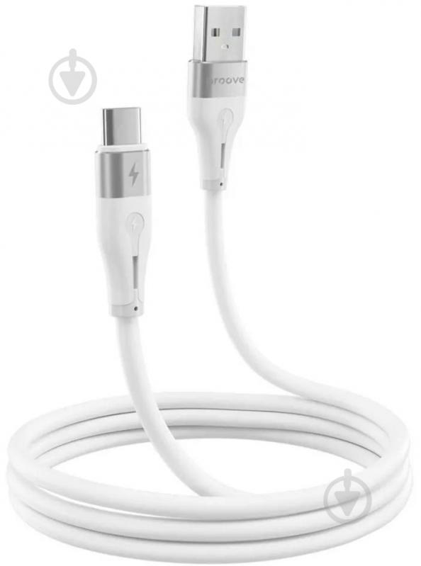 Кабель Proove Soft Silicone Type-C 2.4A 1 м белый (CCSO20001202) - фото 2