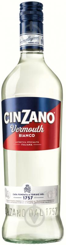 Вермут Cinzano Bianco напівсолодкий 15% 1 л - фото 1