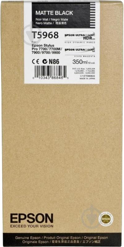 Картридж Epson  StPro 7900/9900 matte black black matte C13T596800 - фото 1