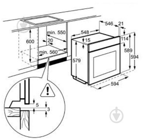 Духова шафа Electrolux EOB8757ZOZ - фото 5