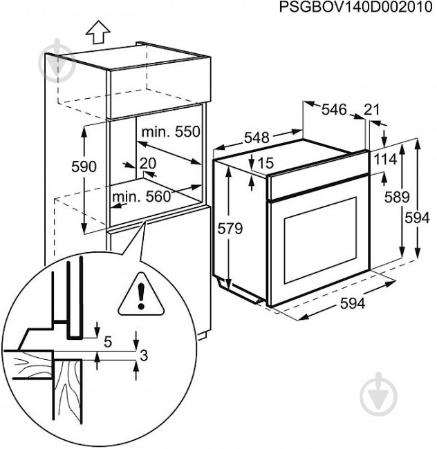 Духова шафа Electrolux OPEA7553X - фото 2