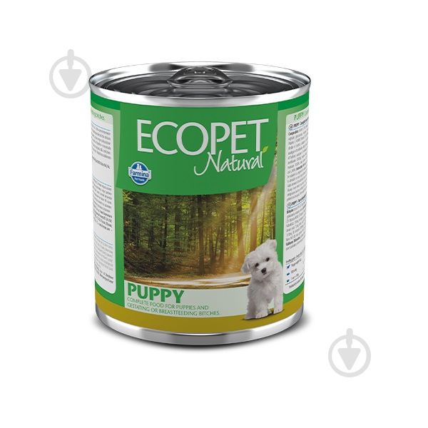 Корм влажный для всех пород Farmina ECOPET NATURAL PUPPY с курицей 300 г - фото 1