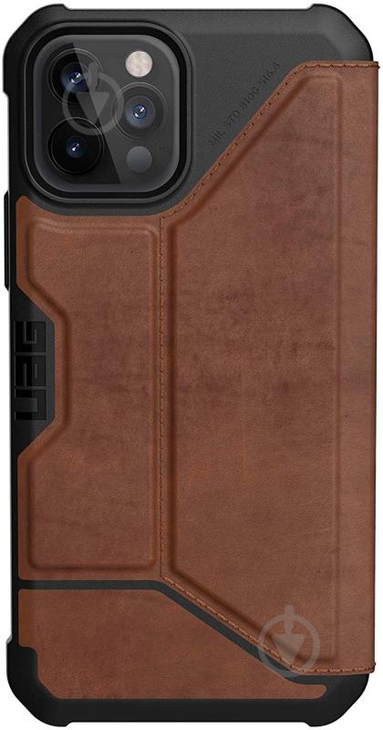 Чехол UAG Metropolis Leather Brown 112356118380 для Apple iPhone 12 Pro - фото 1 Чехол UAG Metropolis Leather Brown 112356118380 для Apple iPhone 12 Pro - фото 1