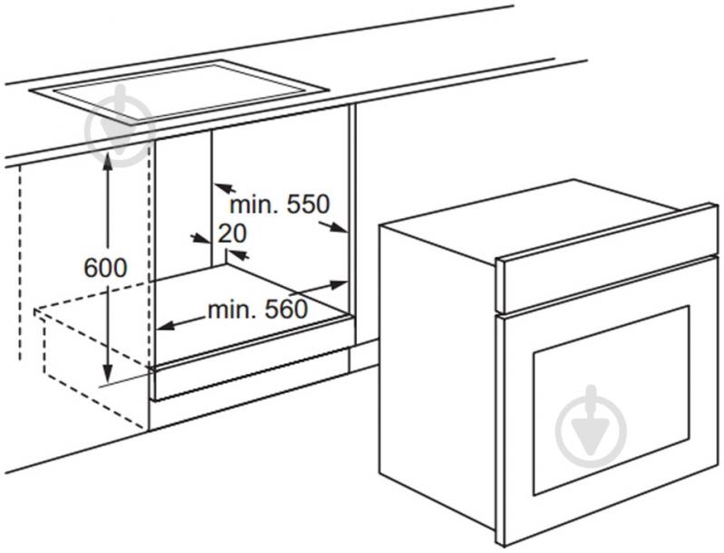 Духовой шкаф Zanussi ZOG 511211 B - фото 4