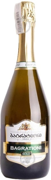 Вино ігристе Багратіоні золоте біле напівсолодке 0,75 л - фото 1