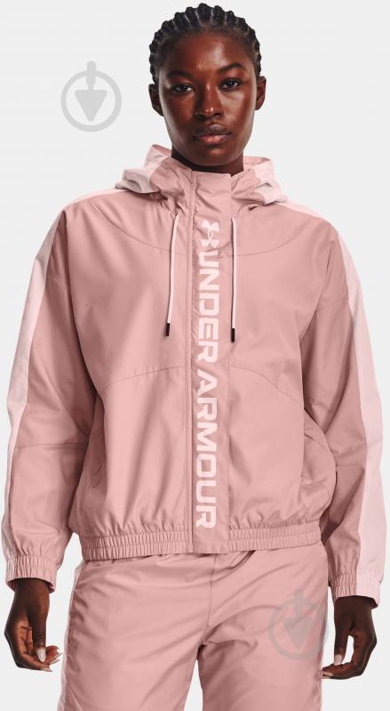 Ветровка женская демисезонная Under Armour 1369845-676 р.XS розовая - фото 1