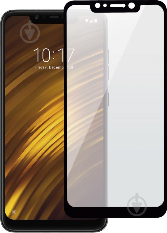 Защитное стекло 2E Xiaomi для Pocophone F1 (2E-TGMI-PF1-25D-BB) 2.5D FG black border - фото 1 Защитное стекло 2E Xiaomi для Pocophone F1 (2E-TGMI-PF1-25D-BB) 2.5D FG black border - фото 1