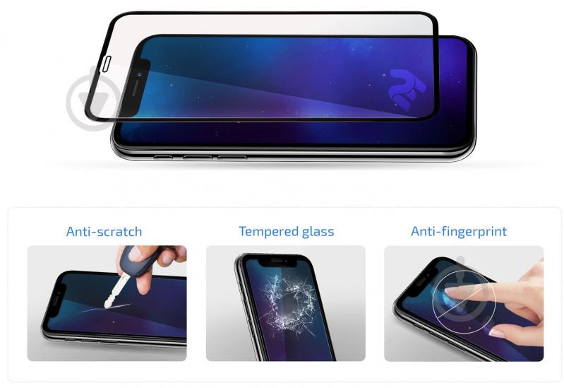 Защитное стекло 2E Xiaomi для Pocophone F1 (2E-TGMI-PF1-25D-BB) 2.5D FG black border - фото 3 Защитное стекло 2E Xiaomi для Pocophone F1 (2E-TGMI-PF1-25D-BB) 2.5D FG black border - фото 3