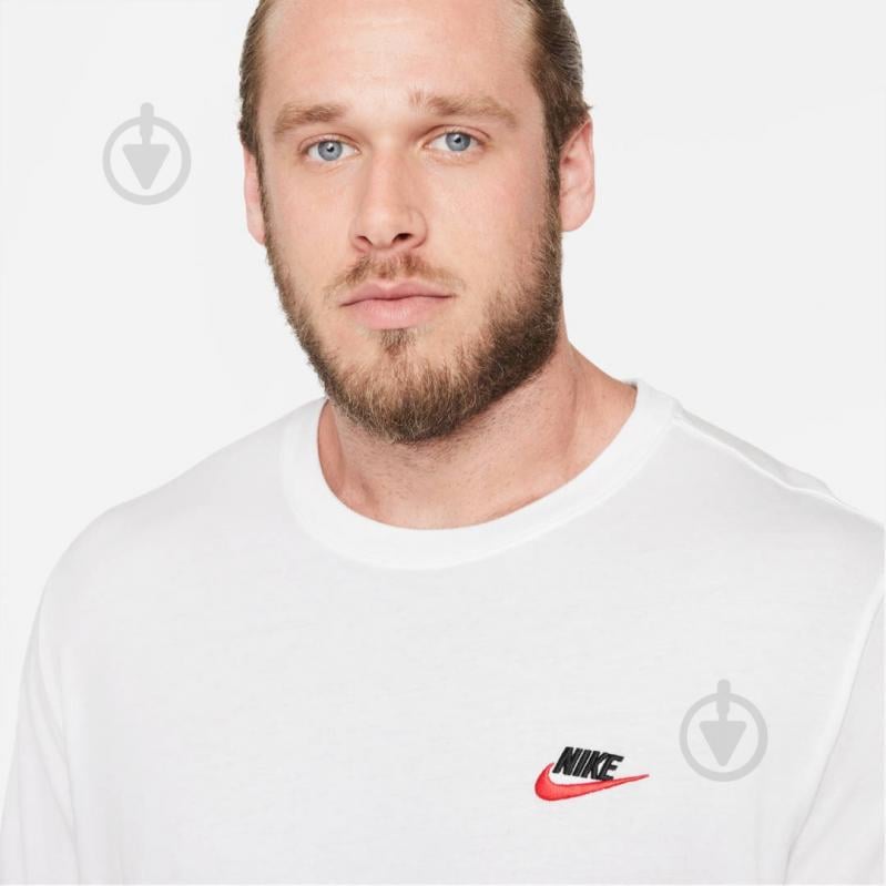 Футболка Nike M NSW CLUB TEE AR4997-100 р.S білий - фото 7 Футболка Nike M NSW CLUB TEE AR4997-100 р.S білий - фото 7