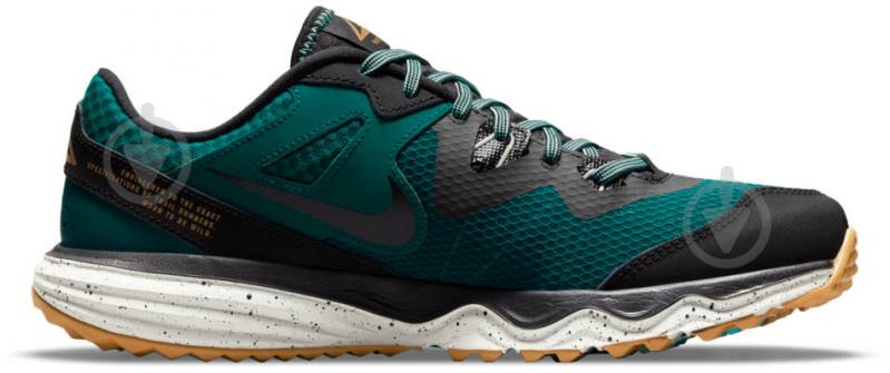 Кросівки чоловічі Nike JUNIPER TRAIL CW3808-302 р.44,5 зелені із чорним - фото 2