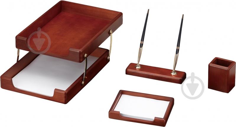 Набор настольный деревянный O36426 4 предмета - фото 1