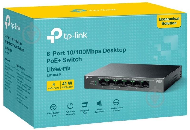 Коммутатор TP-Link LS106LP - фото 3